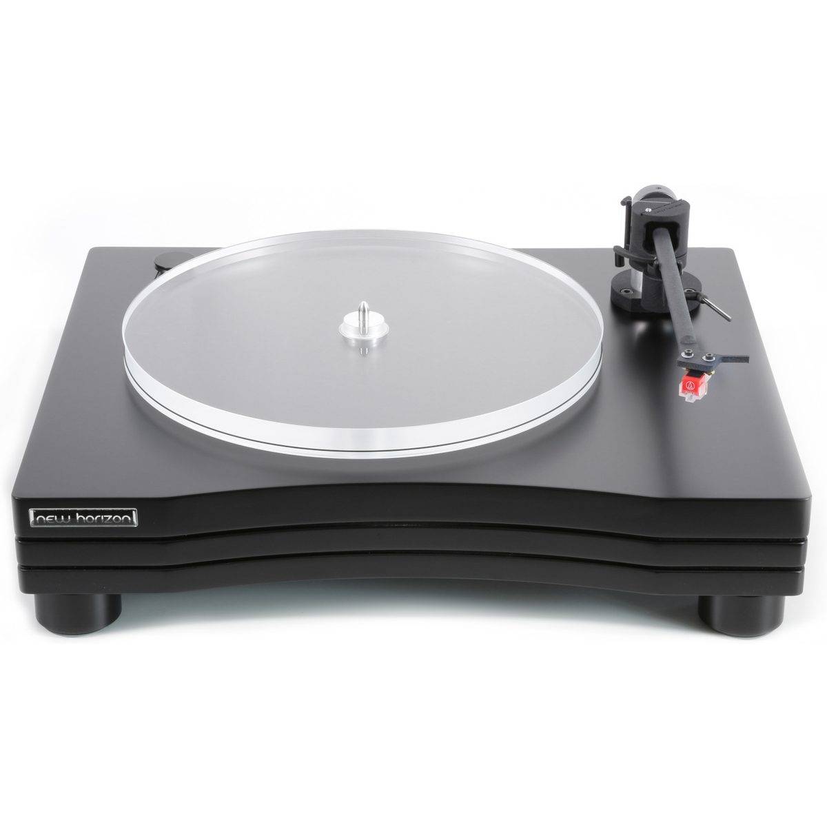New Horizon 203 svart Cellule VM520EB - Vinylspelare, Manuell, Remdrift, 33 varv, 45 varv, Pickup ingår