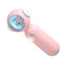 HAKIDZEL 1 St mini luftfuktare - Mini fuktmaskin handhållen ansiktsmister ansiktsdimma spray ångbåt nano-dimspray ansiktsångare mini bärbar luftfuktare portabla Fuktighetskräm rosa