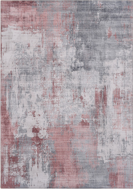 Gulvtæppe Loomery Fenix rød fløjlsgarn 160 x 230 cm.