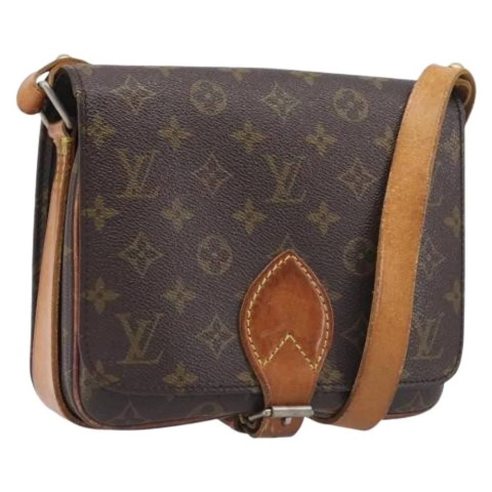 Louis Vuitton Vintage Pre-owned Vintage Monogram Skuldertaske - Vintage - Dame - Brun - ONE SIZE - Uld