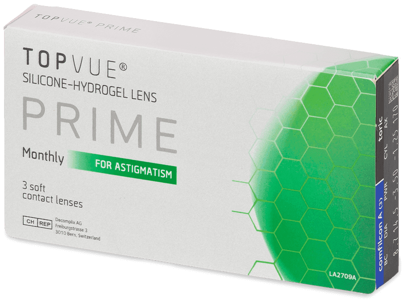 TopVue Prime for Astigmatism (3 linser)