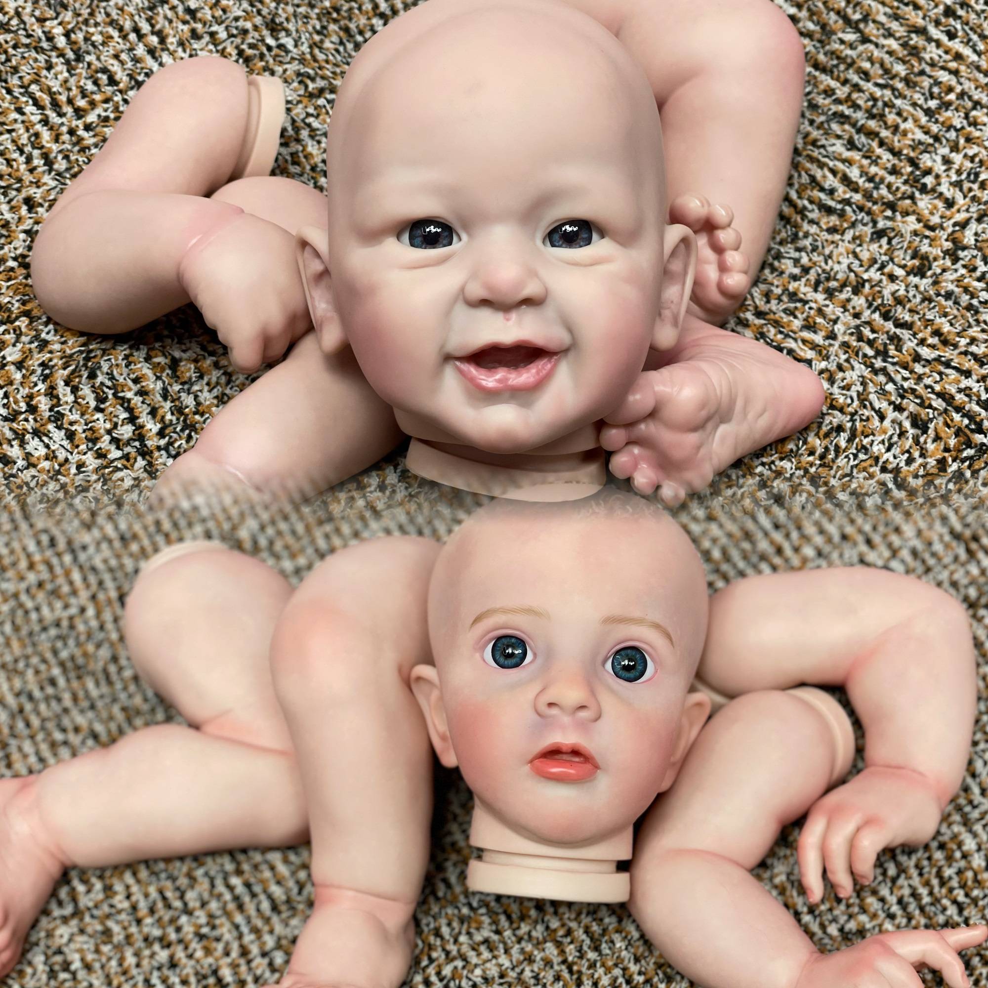 Phoenix & Missy Bebe Reborn Doll Kits Handmade Painted Lifelike Real DIY Kit Reborn With Visible Veins Reborn Kits Sin Pintar