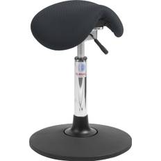 Mini Sadelstol, svart, tyg, 53-72 cm, Sway - Svart