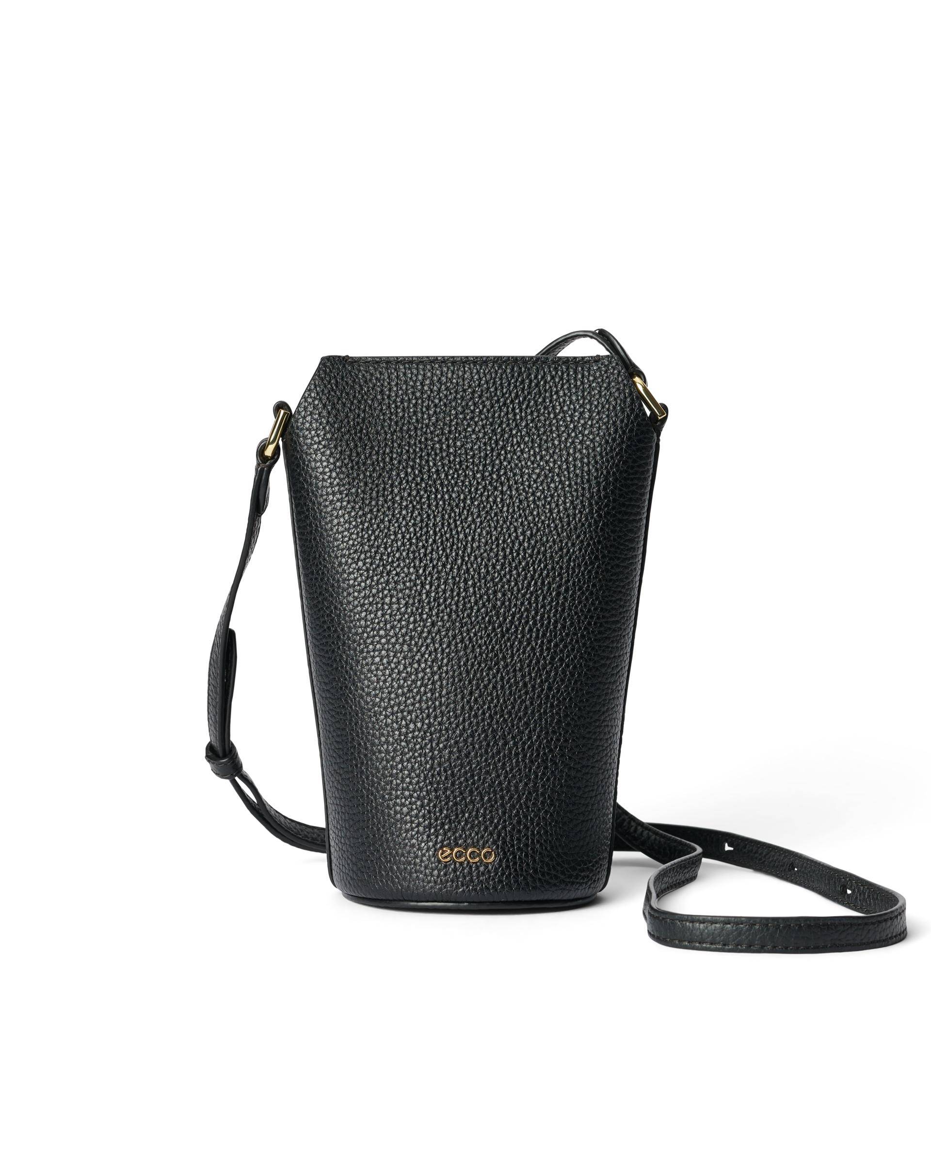 ECCO Pot Bag - Posetaske i læder til damer - Sort