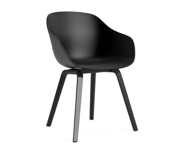 HAY About A Chair - AAC 222 - Black - Black Oak