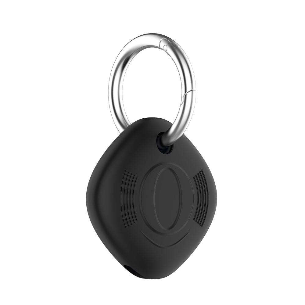Samsung Galaxy SmartTag Silikonecover med nøglering - Sort