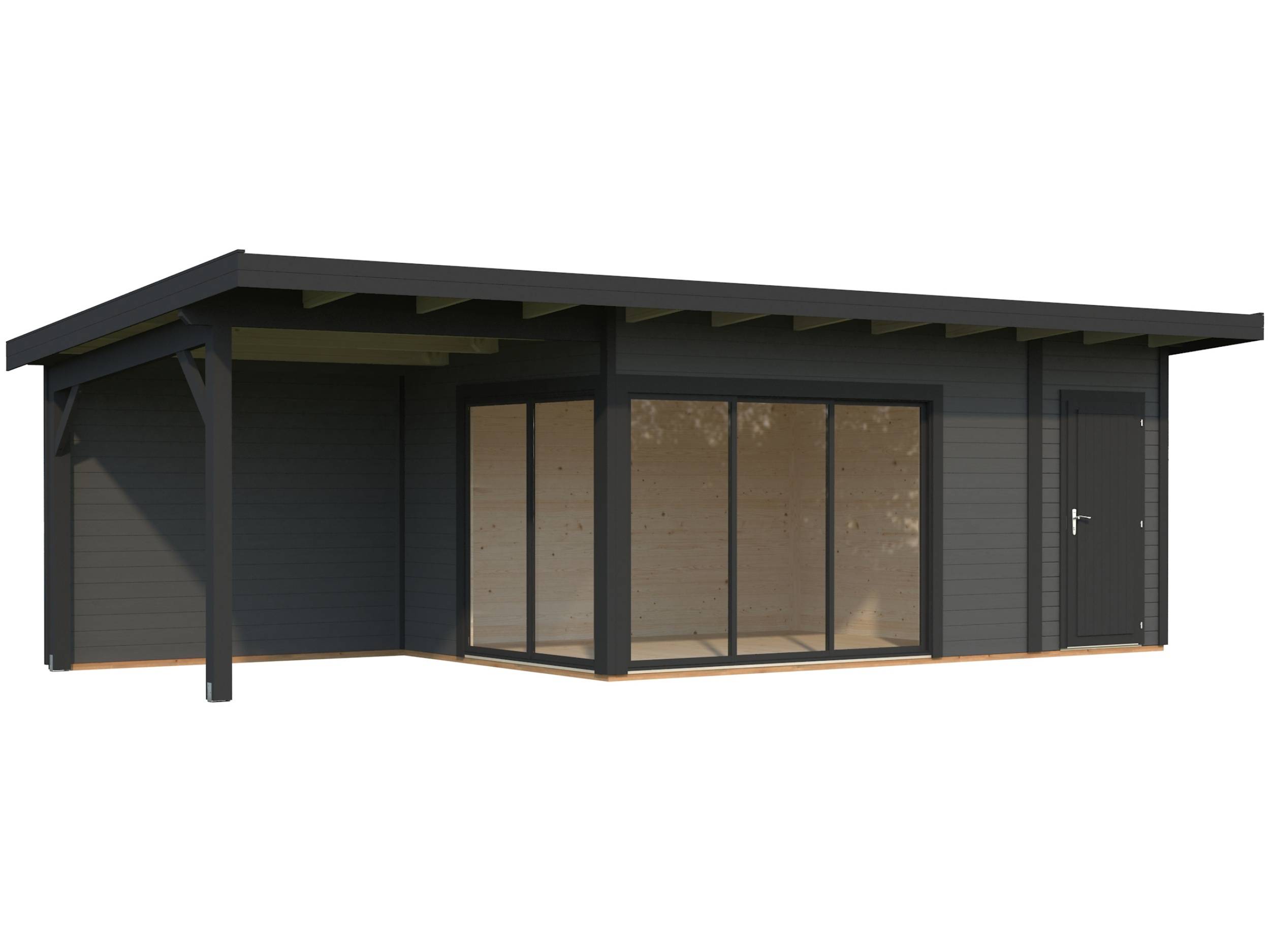 Havehus, Andrea, 23,1 m², mørke-/antracitgrå