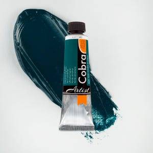 Cobra Artist oil water.m Ultramarine Green 40ml