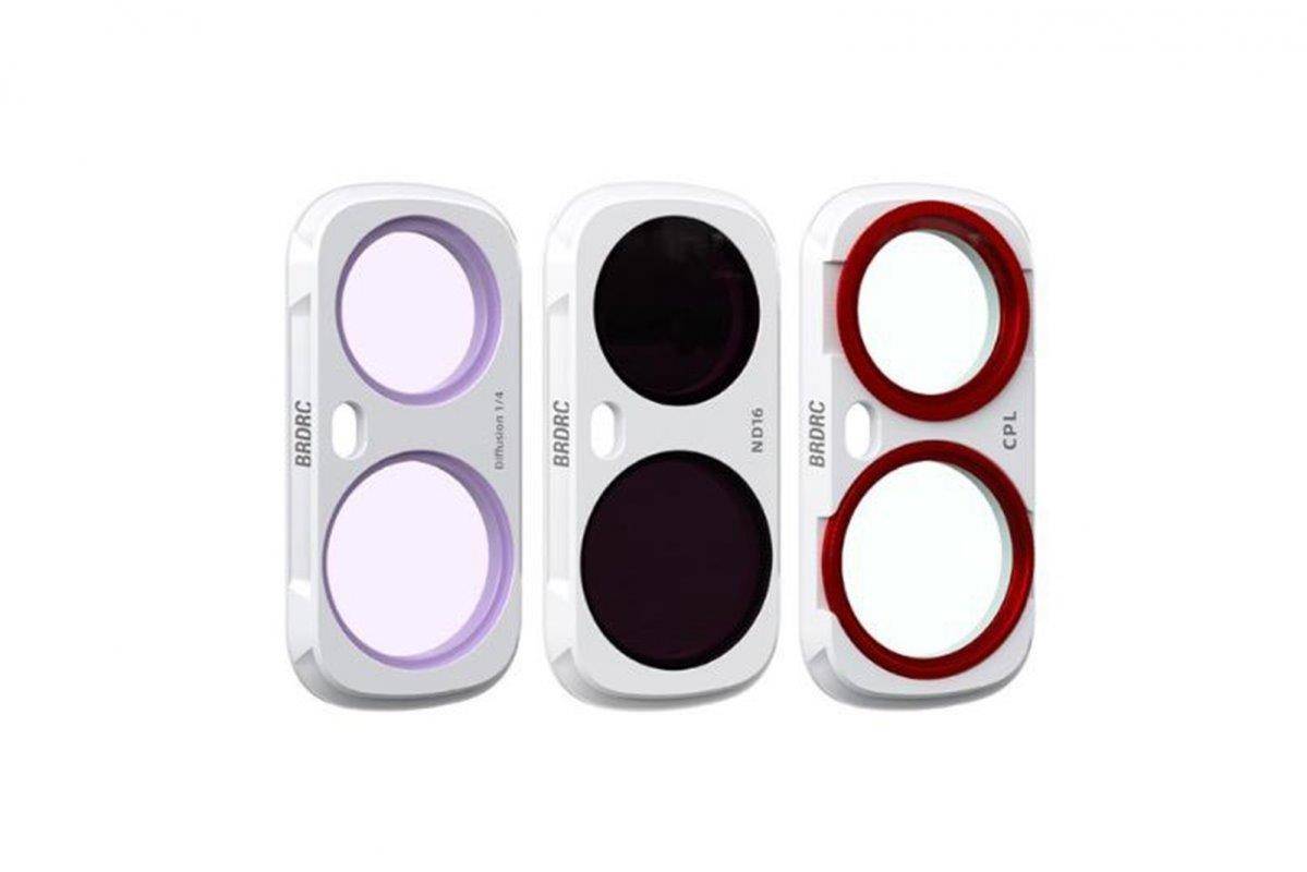 3-Pack Magnetic Filter for Insta360 Luna Ultra (CPL + ND16 + Black Mist 1/4)