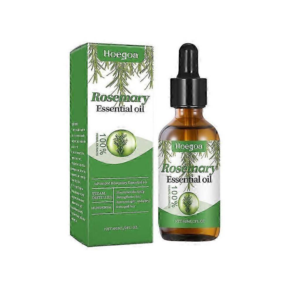 (1pc) 1-3X Rosemary Hair Growth Oil Anti-frizz Dandruff Treatment Scalp Damaged Nourishing Anti Hair Loss Serum Pure Rosemary Essential Oil fiuling