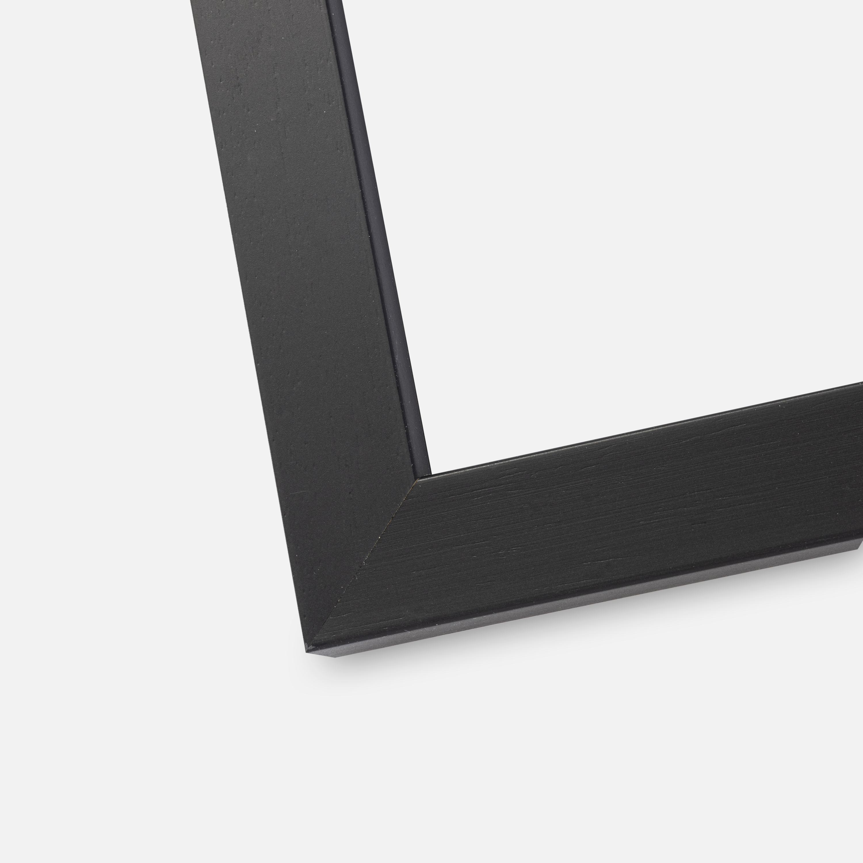 Ram Glas Black Wood 18x24 cm - Passepartout Svart 13x18 cm