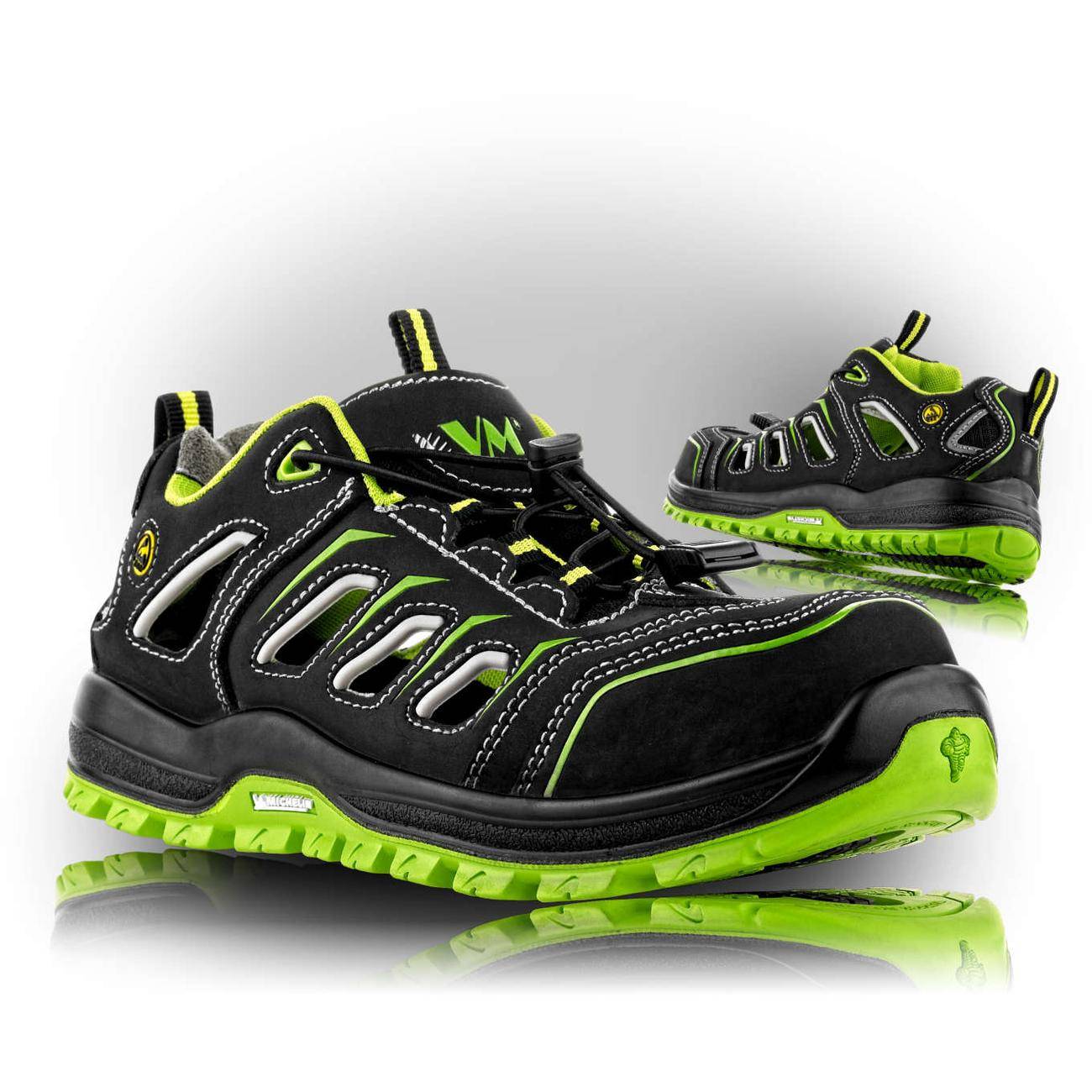 VM Footwear 8115-S1PESD Vancouver safety sandal / Sikkerhedsandal Farve 45.