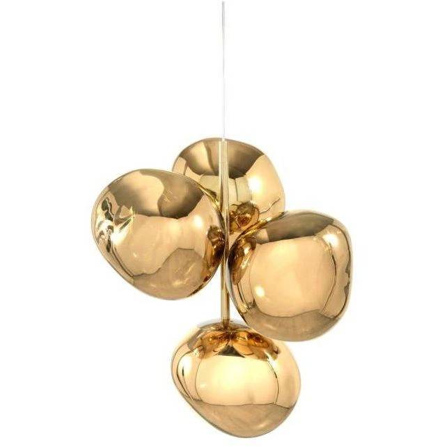 MELT CHANDELIER MINI GOLD LED