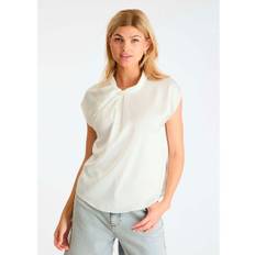 Fleur Drapy Satin Blouse