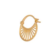 Pernille Corydon - Small Daylight Earring - Ørering - Gold - Ø: 16 mm