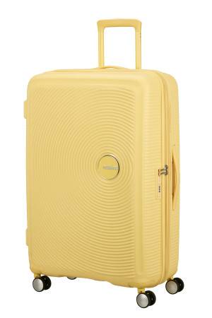 American Tourister Soundbox Stor 77 cm på 4 hjul - Expanderbar Pastel yellow