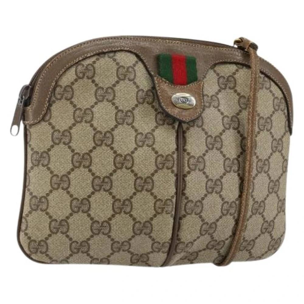 Gucci Vintage Pre-owned Plastic Cross Body Bag - Vintage - Dame - Beige - ONE SIZE -