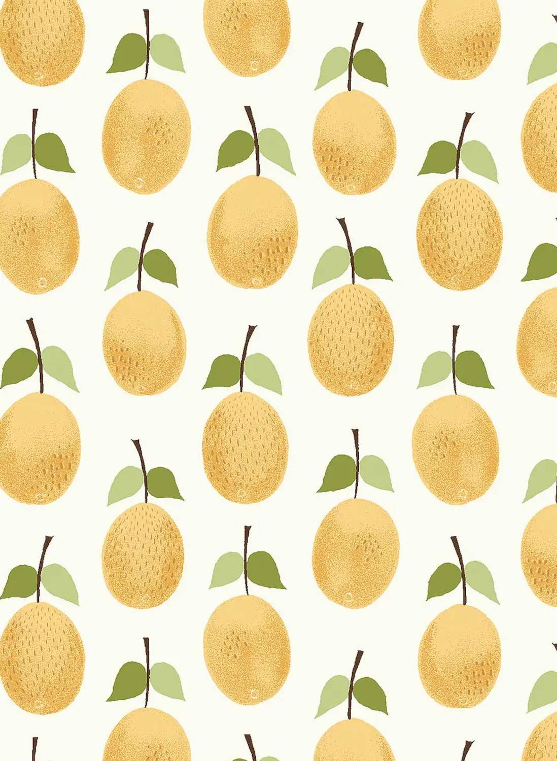 BoråsTapeter Wallpaper Prunus 1975 - yellow