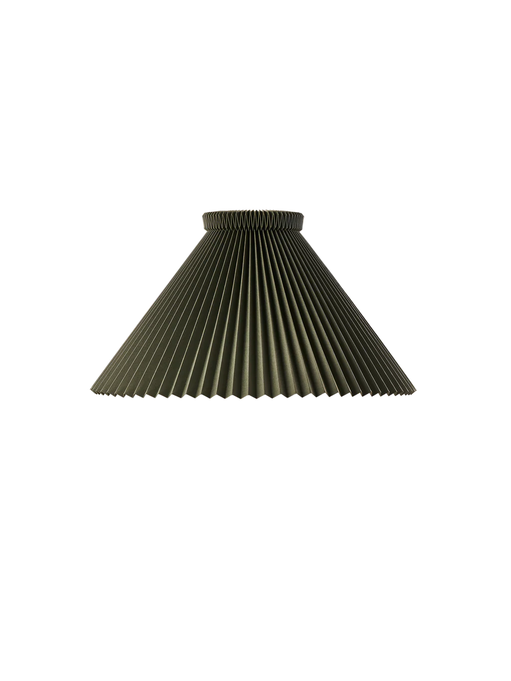 Model 1 Colour Pleats moss green 27cm