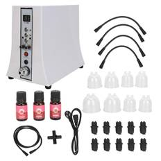 Bust Vacuum Cupping Massager Machine Multifunctional Far Infrared Heating Body Vacuum Cupping AU Plug