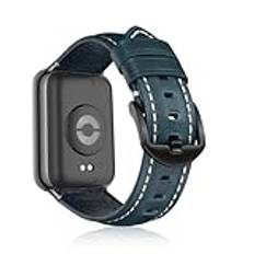 KeeFos Läderarmband för Xiaomi Mi Band 8 Pro/Smart Band 8 Pro/Xiaomi Redmi Watch 4, ersättningsarmband i läder, ersättningsarmband för Xiaomi Mi Band 8 Pro/Smart Band 8 Pro/Xiaomi Redmi Watch 4 –