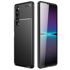 Carbon Fiber Texture Sony Xperia 1 IV skal- Svart