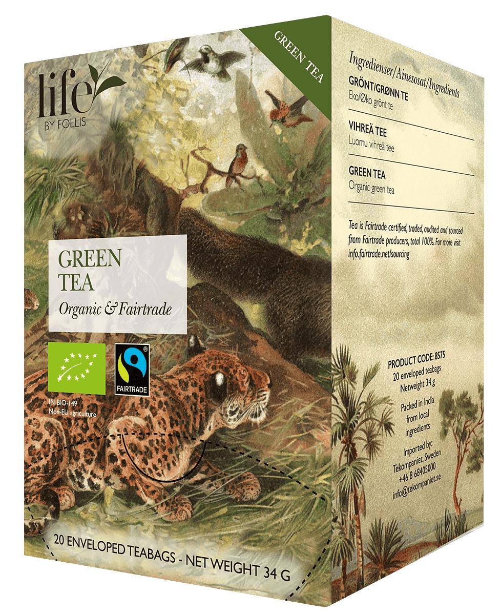 Te LIFE BY FOLLIS Grönt te neutralt 20/fp