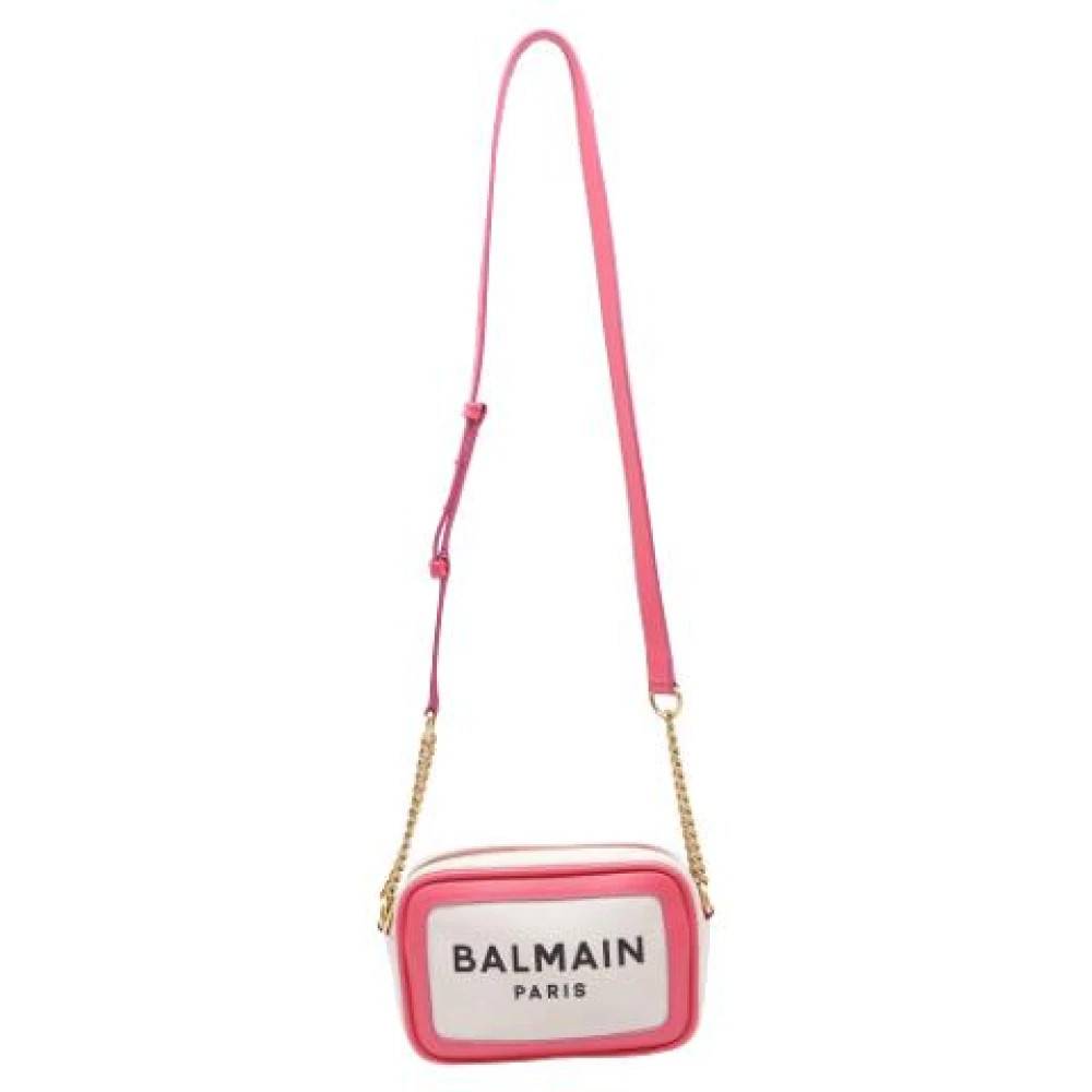 Balmain Pre-owned Pre-owned B-Army 18 Camera Bag - Vintage - Dame - Lyserød - ONE SIZE - Læder