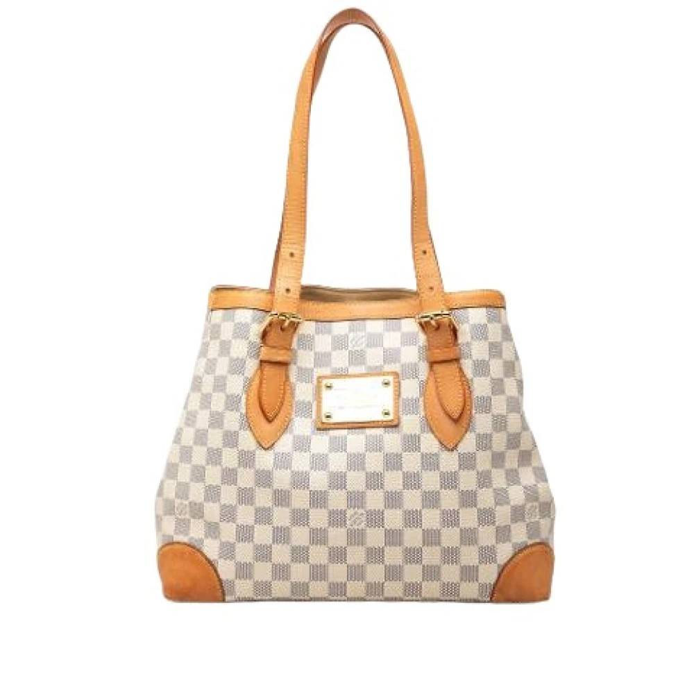 Louis Vuitton Vintage Pre-owned Hampstead MM - Vintage - Dame - Hvid - ONE SIZE - Hamp