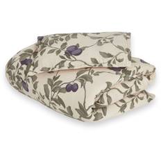 Garbo & Friends - Plum Muslin Bäddset 70x80 + 28x35 Cm - Beige