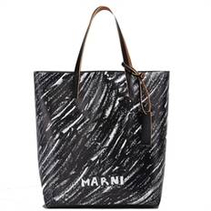 Marni Tribeca Shopping Bag, Sort