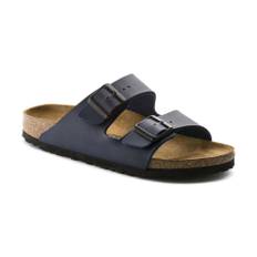 Birkenstock, Sko, Herre, Blå, 41 EU, Sandal Arizona Birko-Flor Smal