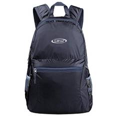 G4Free 20 l ultralätt vikbar ryggsäck packbar vattentålig dagväska för utomhuspromenader camping resor cykling semester unisex Mörkgrått 20 Long