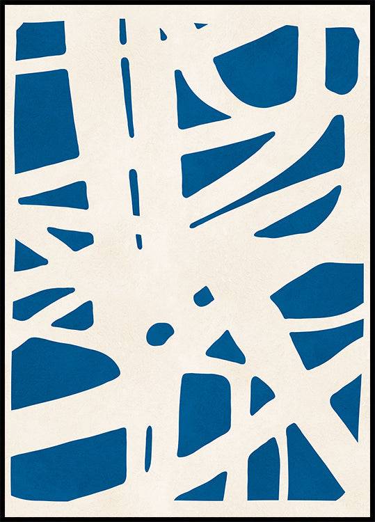 Expressive lines 7 Plakat (30x40cm) - Plakater > Kunstplakater, Abstrakte Plakater, Akvarel, Linjekunst Plakater
