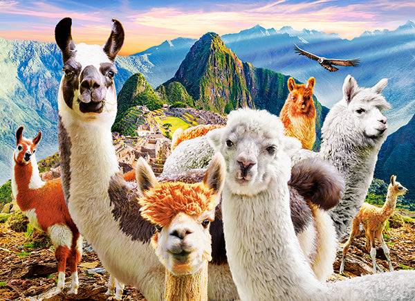 KIDEK pussel - Llamas Selfie, 200-bitar Default Title