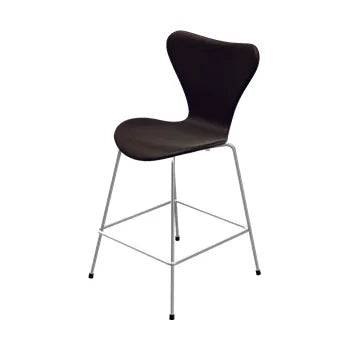 3187 Lav Barstol af Arne Jacobsen Fuldpolstret / Grace læder / Mørk-brun - Jacobsen Plus