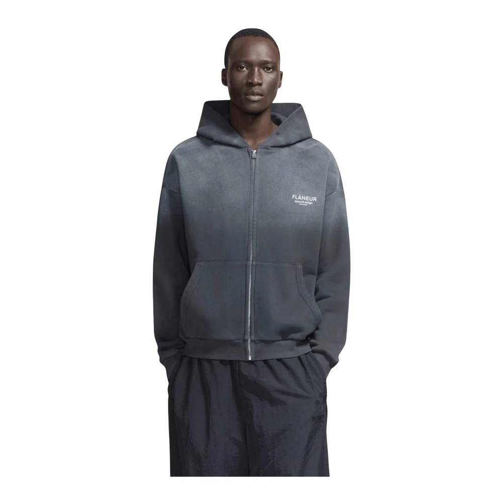 FLÂNEUR Sound & Design Studio Medlems Zip-Up - Sweatshirts - Herre - Sort - XL - Bomuld