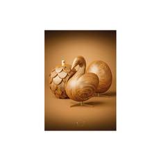 Brainchild Plakat Trio/Brun Baggrund A5