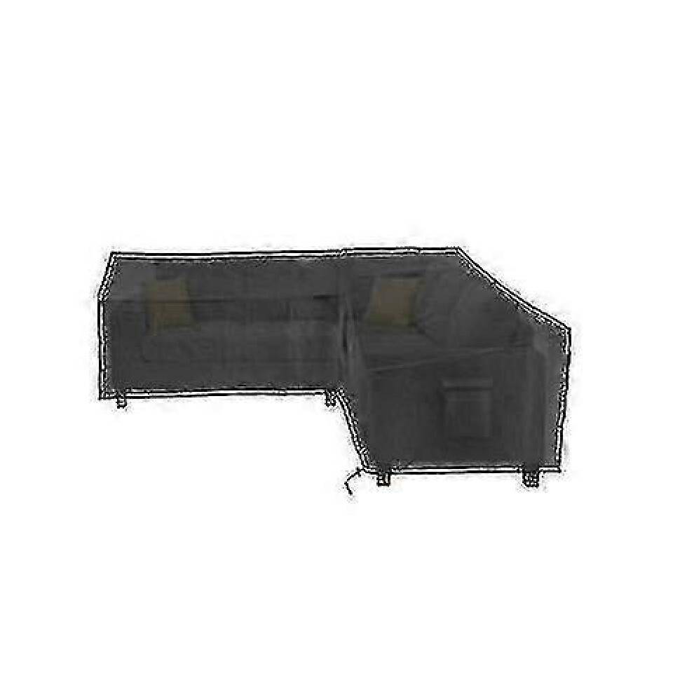 (300x300x90cm, L shape) Waterproof Dust Covers for L-Shape Garden Sofas - Outdoor Furniture Protection