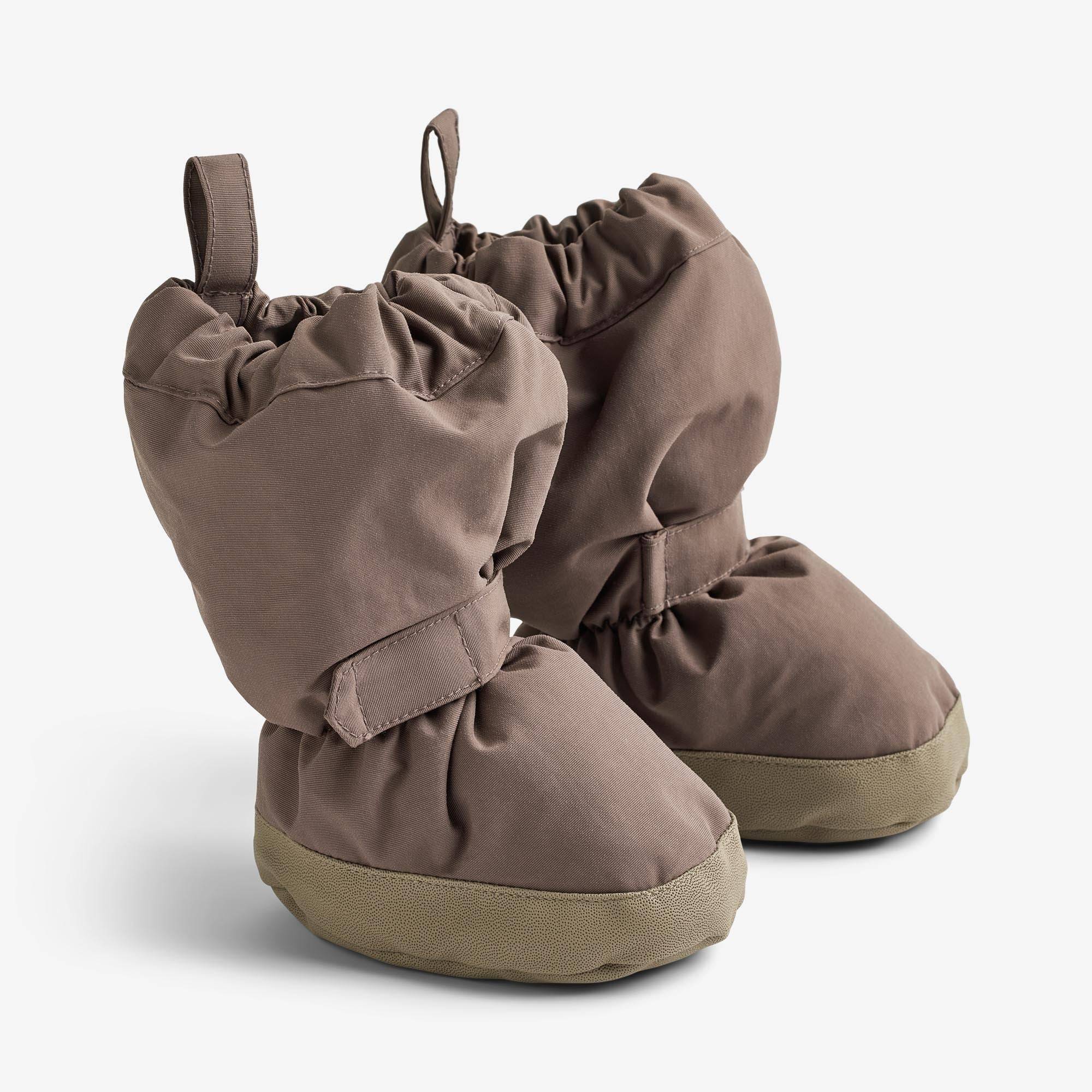 WHEAT® - Tekniske Overtræksfutter - plum truffle - Str 6-12m.