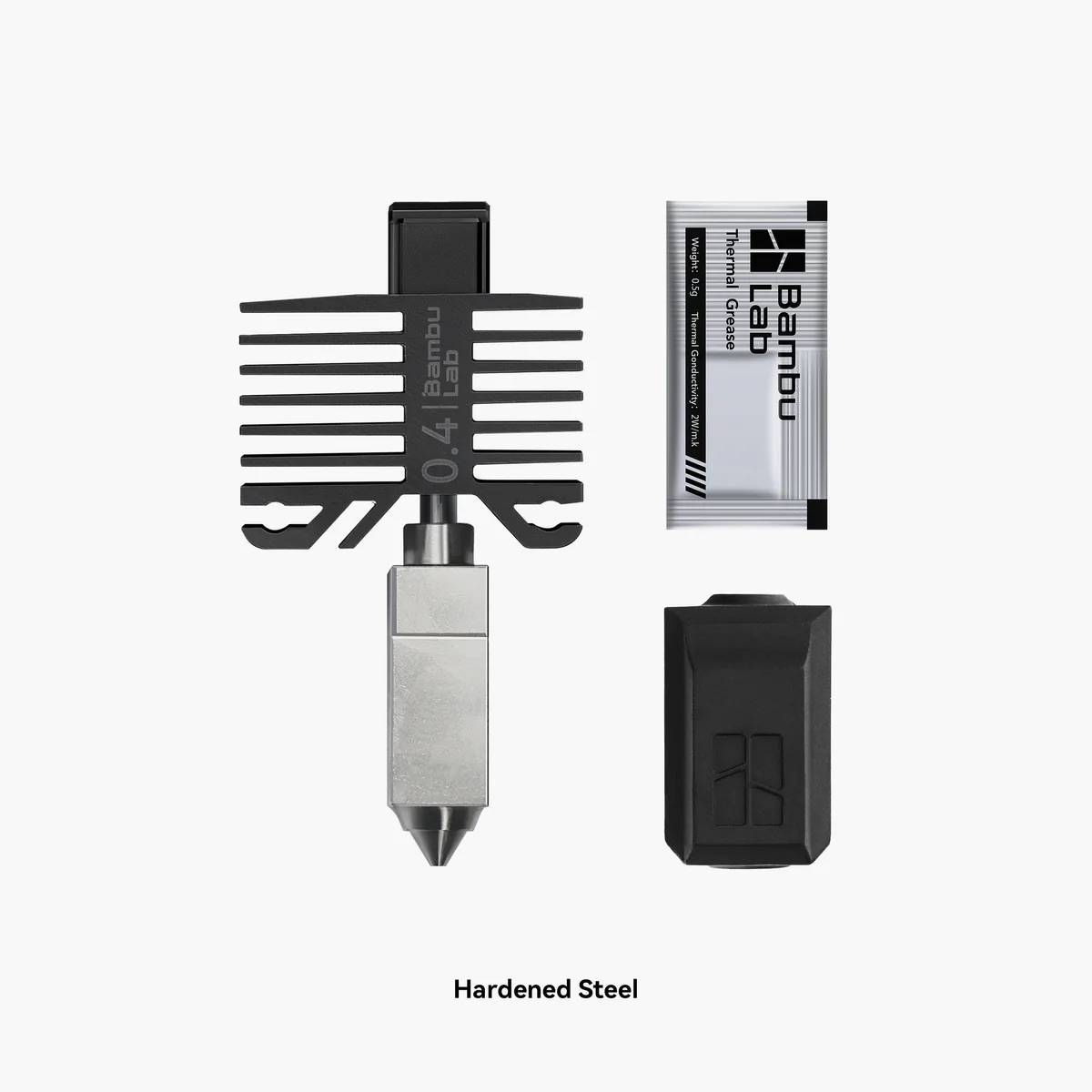 Bambu Lab X1 / P1P Hotend 0.4mm Hardened Steel Nozzle