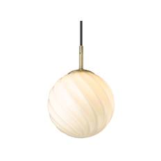 Halo Design Twist Ball pendel - Ø15 cm (Opal - messing)