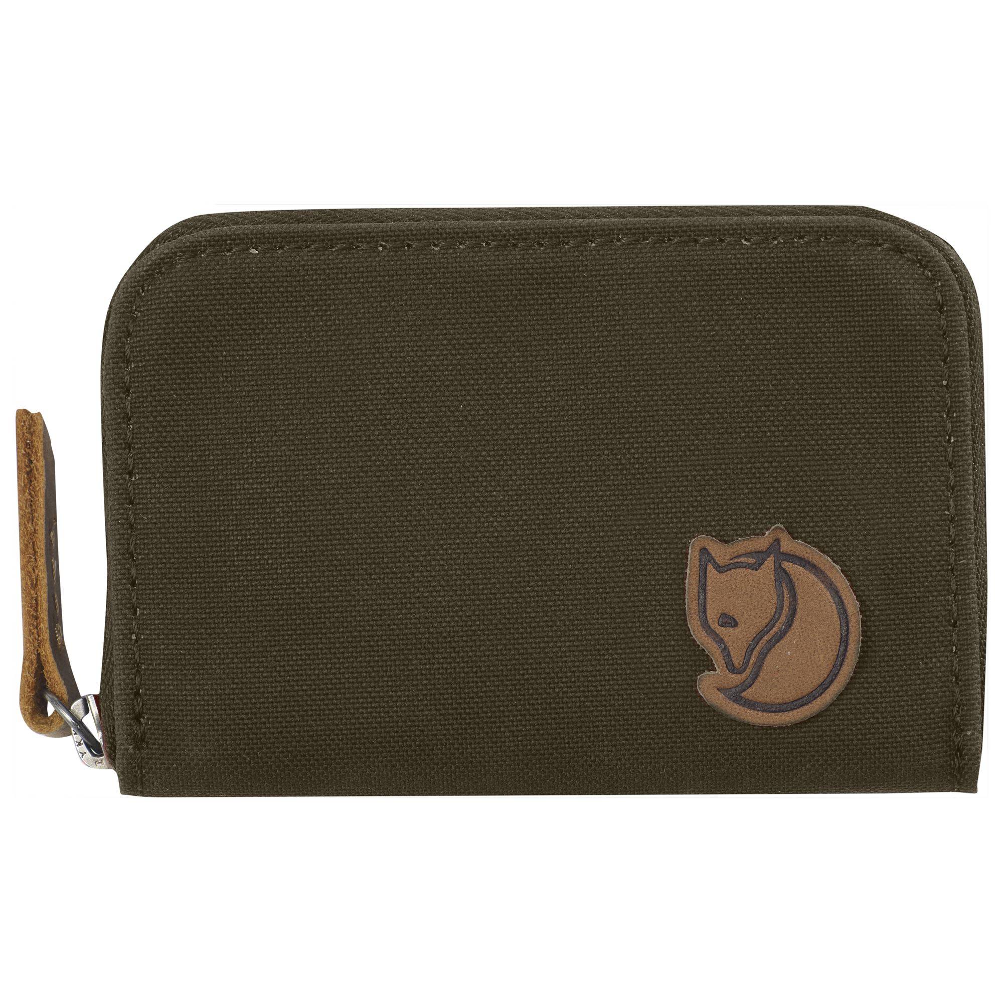 Fjällräven Zip Card Holder - Dark Olive.