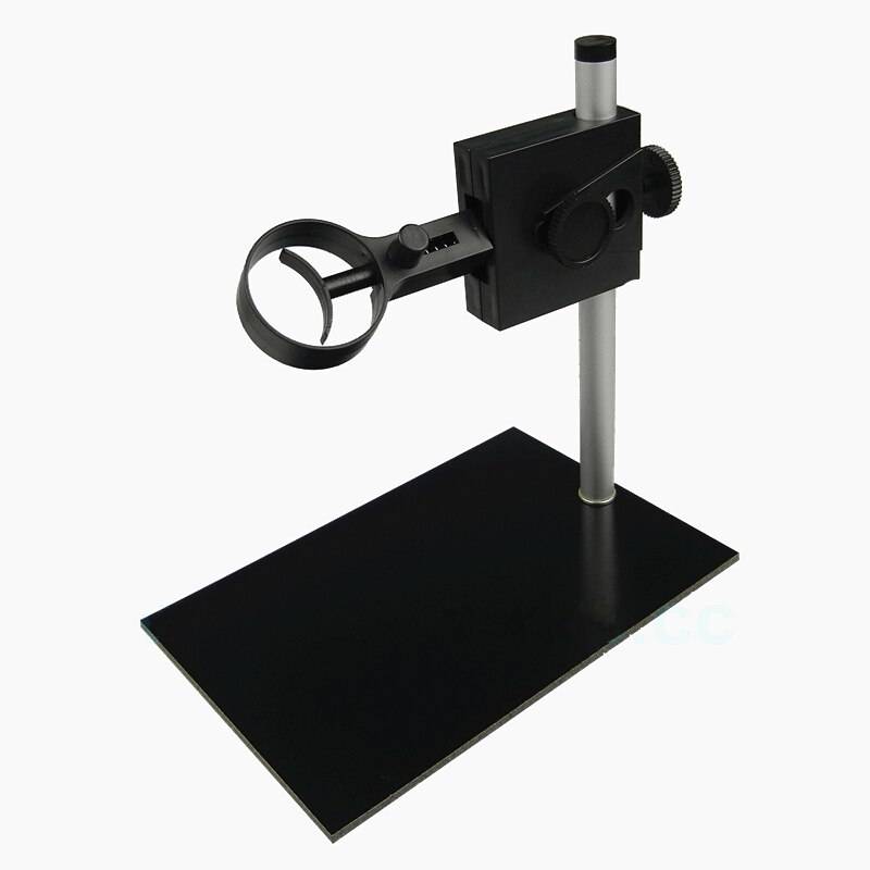 Bärbar usb digital mikroskop 1000x 8 led 2mp endoskop förstoringsglas kamera hd sensor + lyftstativ + kalibreringslinjal - Konsol