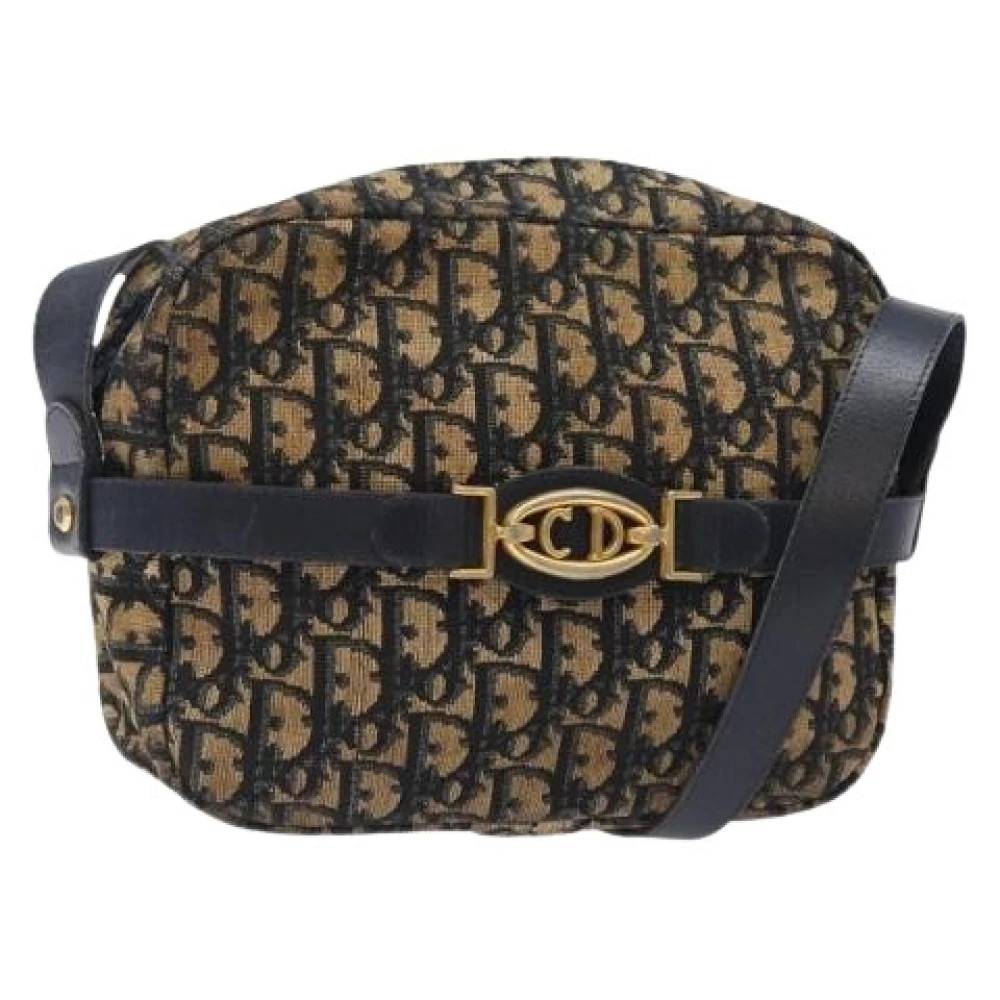 Dior Vintage Pre-owned Vintage Canvas Skuldertaske - Vintage - Dame - Flerfarvet - ONE SIZE - Uld