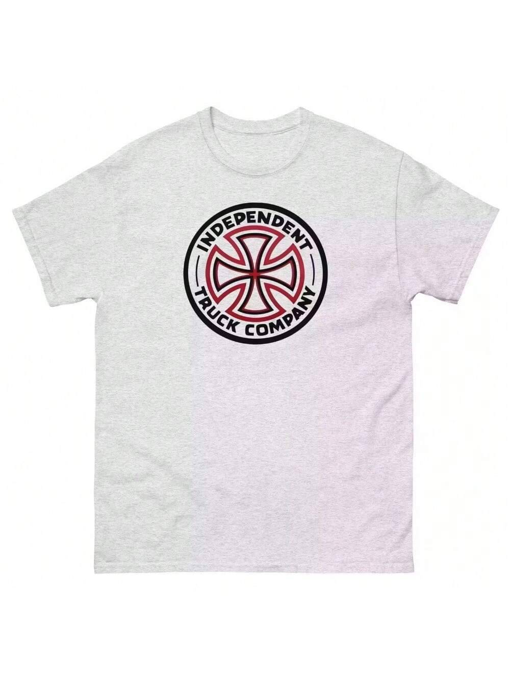 Independent Trucks Skate Retro 90-tals Skateboard T-shirtdesigner Kortärmad Herr- och Dam-T-shirt Streetwear cm svart