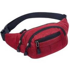 Män kvinnor unisex fritidsresor rumpa väska fanny midjepack dragkedja utomhus sport axelväska mobiltelefon bröst höftpack