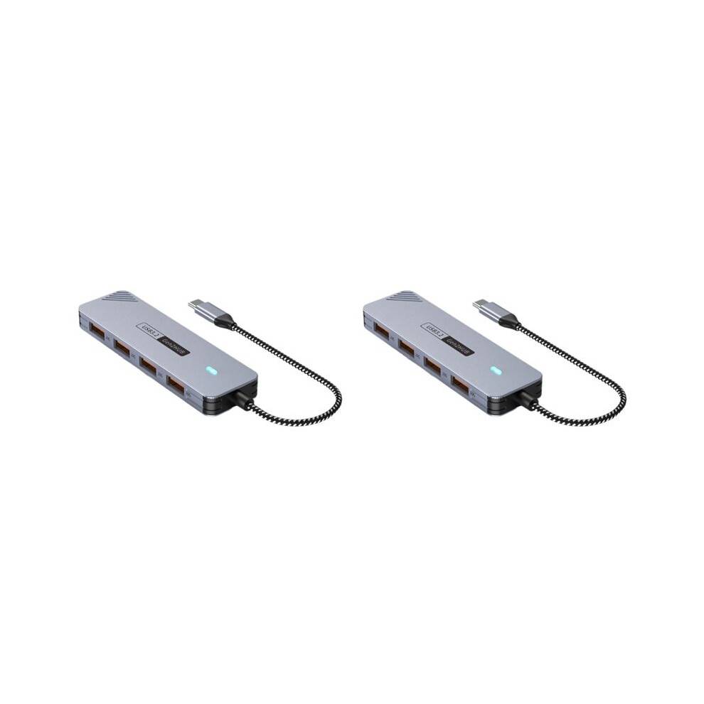 2X 10Gbps USB 3.2 GEN2 HUB USB C HUB High Speed USB Splitter USB Type-C 3.2 HUB