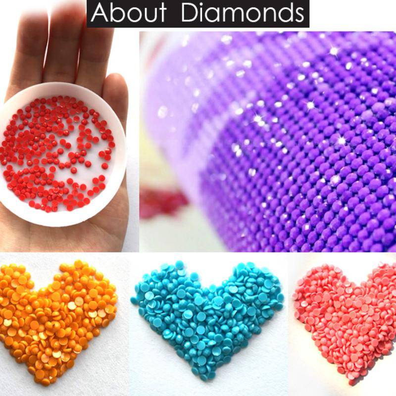 DIY 5D Full Diamond Målning Korsstygn Stuga snögubbe Diamantbroderi Handarbete Mönster Strasssatser 20X30CM