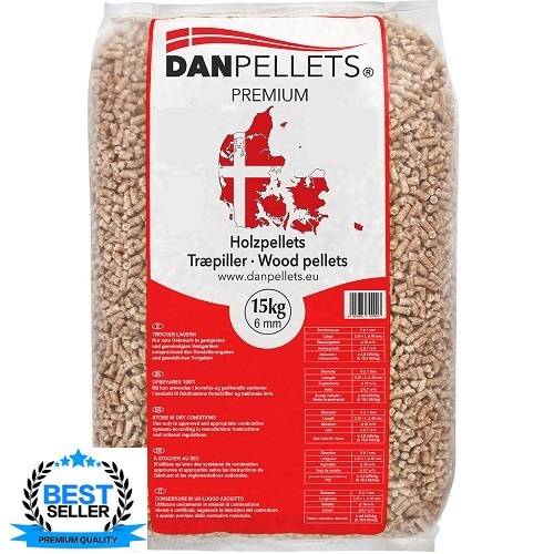 DanPellets Træpiller Premium 1050 kg Dan/IGLA Pellets (70x15 kg sække).